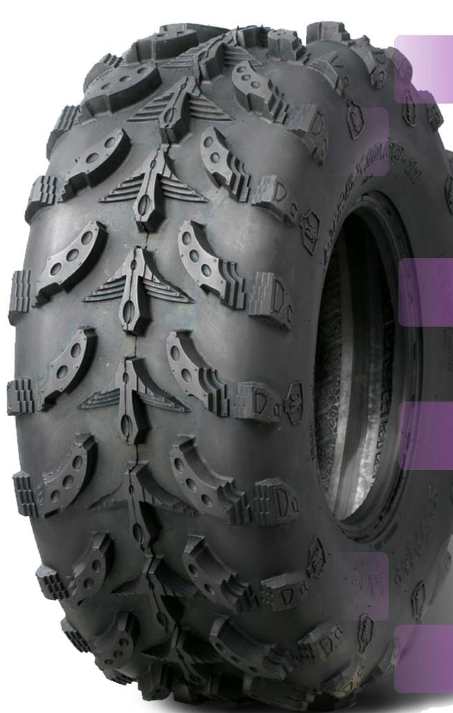 ATV Tires Go-Kart Quad Wanda Journey Golf Car Tire Trailer Rim Wheel Mud Terrain Muddy 4X4 off Road Lawn Mover Tyre Forerunner Chengtai Qingd Suntop Daoluchi