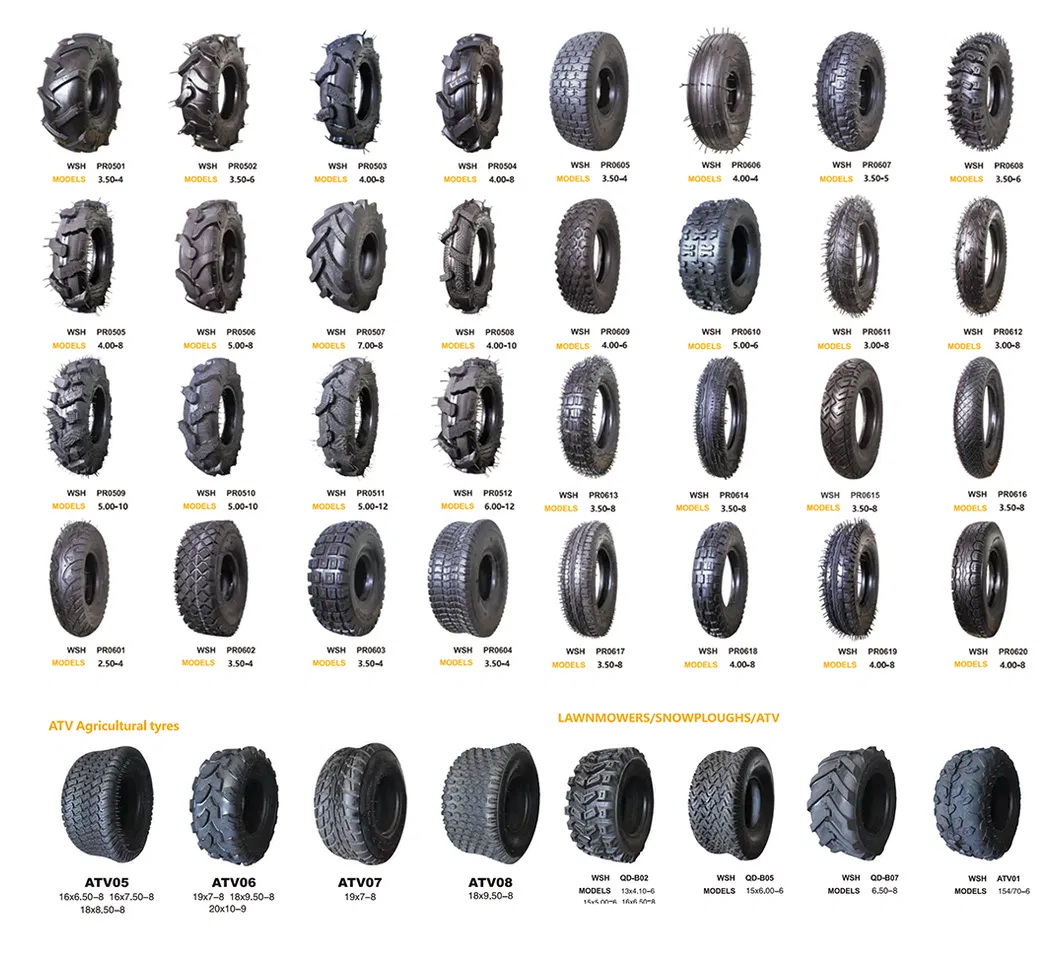 Tire variety chart