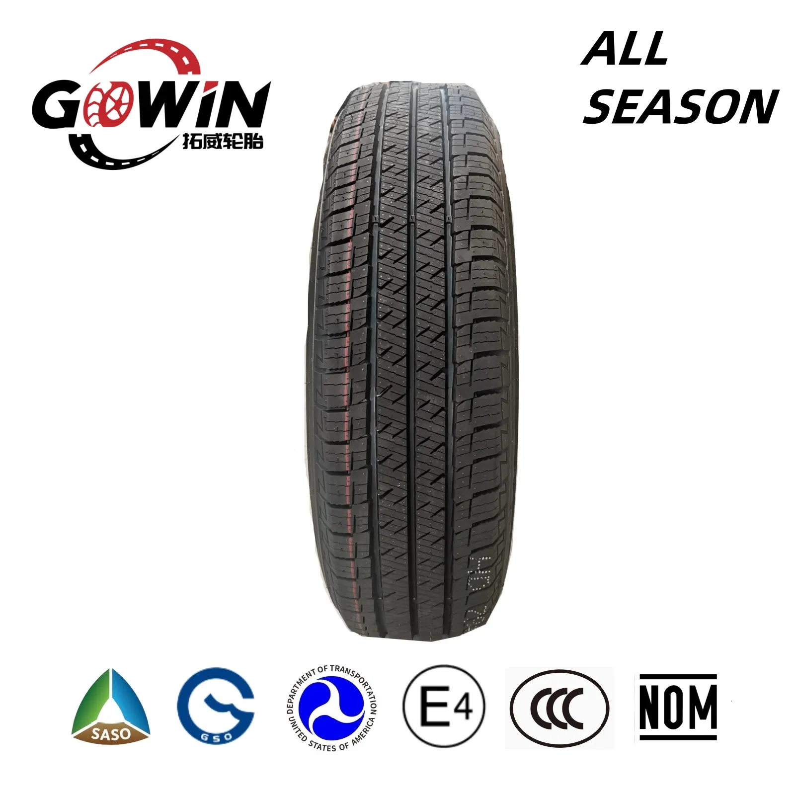China Wholesale All Season Car Tires for Auto Parts 175/70r13 185/70r14 195/50r15 with ECE Gcc Tires