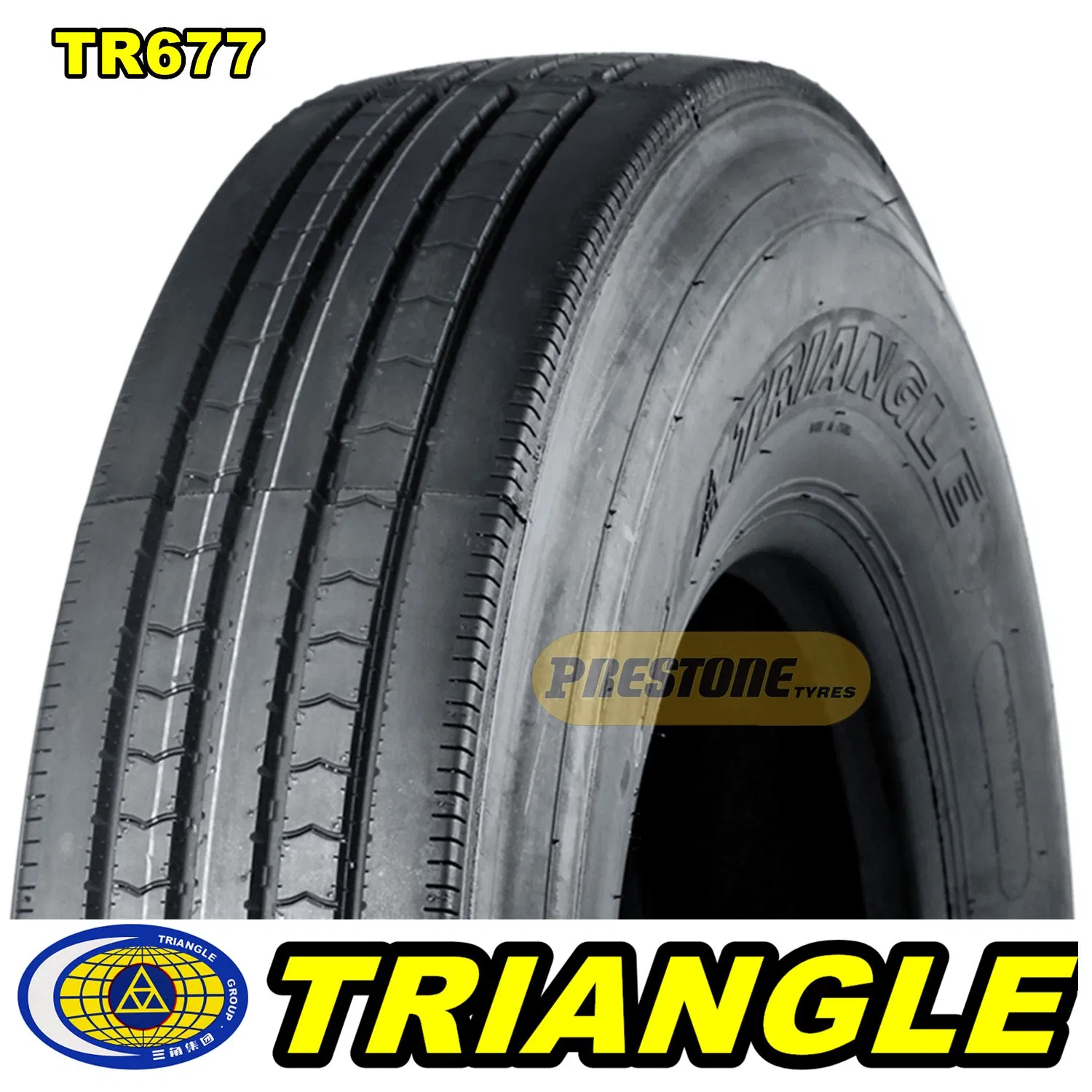 Trd02 Triangle &amp; Prestone Premium Low Profile Drive Tyre 315/80r22.5 295/80r22.5
