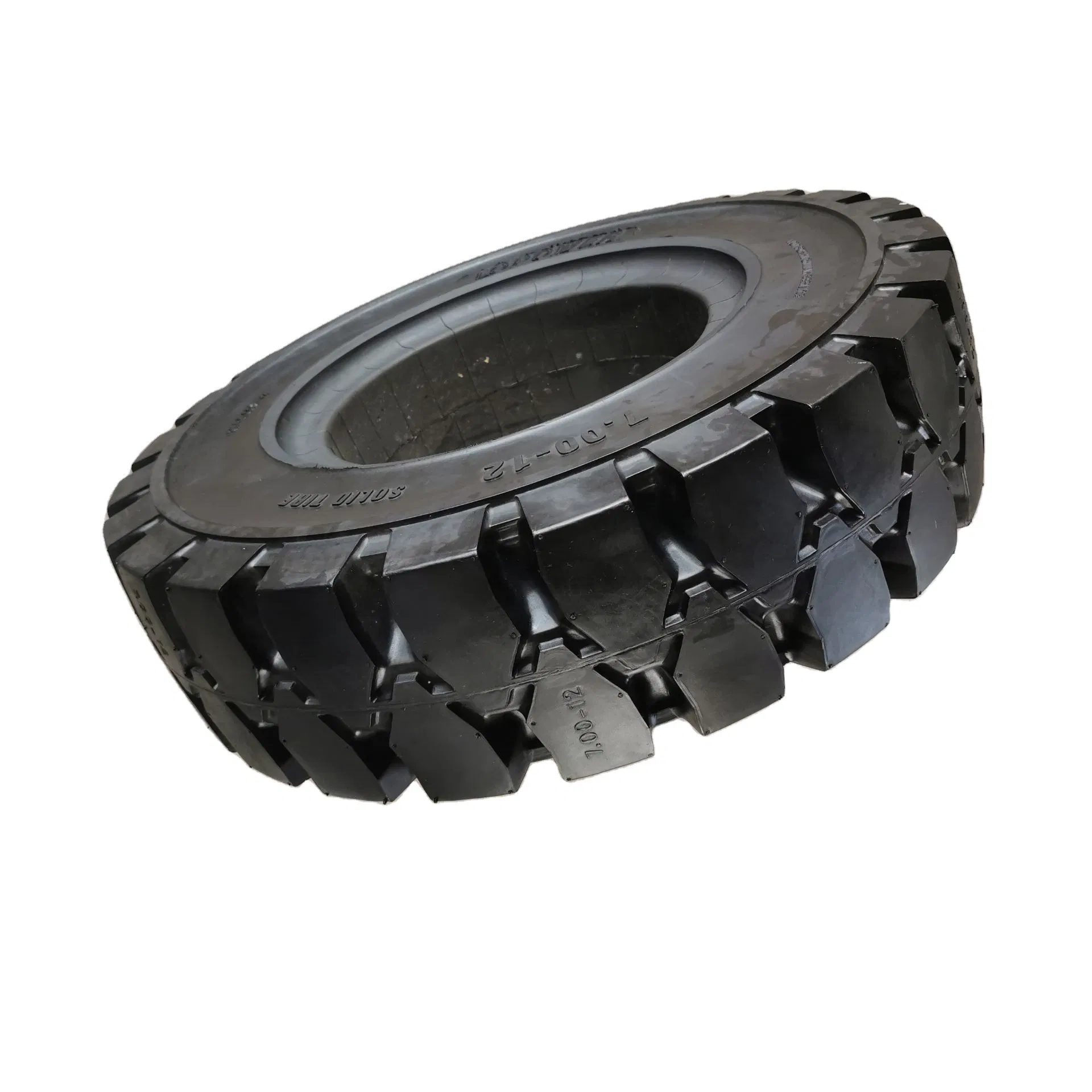 Natual Rubber off Road Industrial Electric Forklift Solid Tyre 15X4 1/2-8 for Linde Hyster Heli Crown Clark Doosan Talift Combilift Noblelift Bigjoe