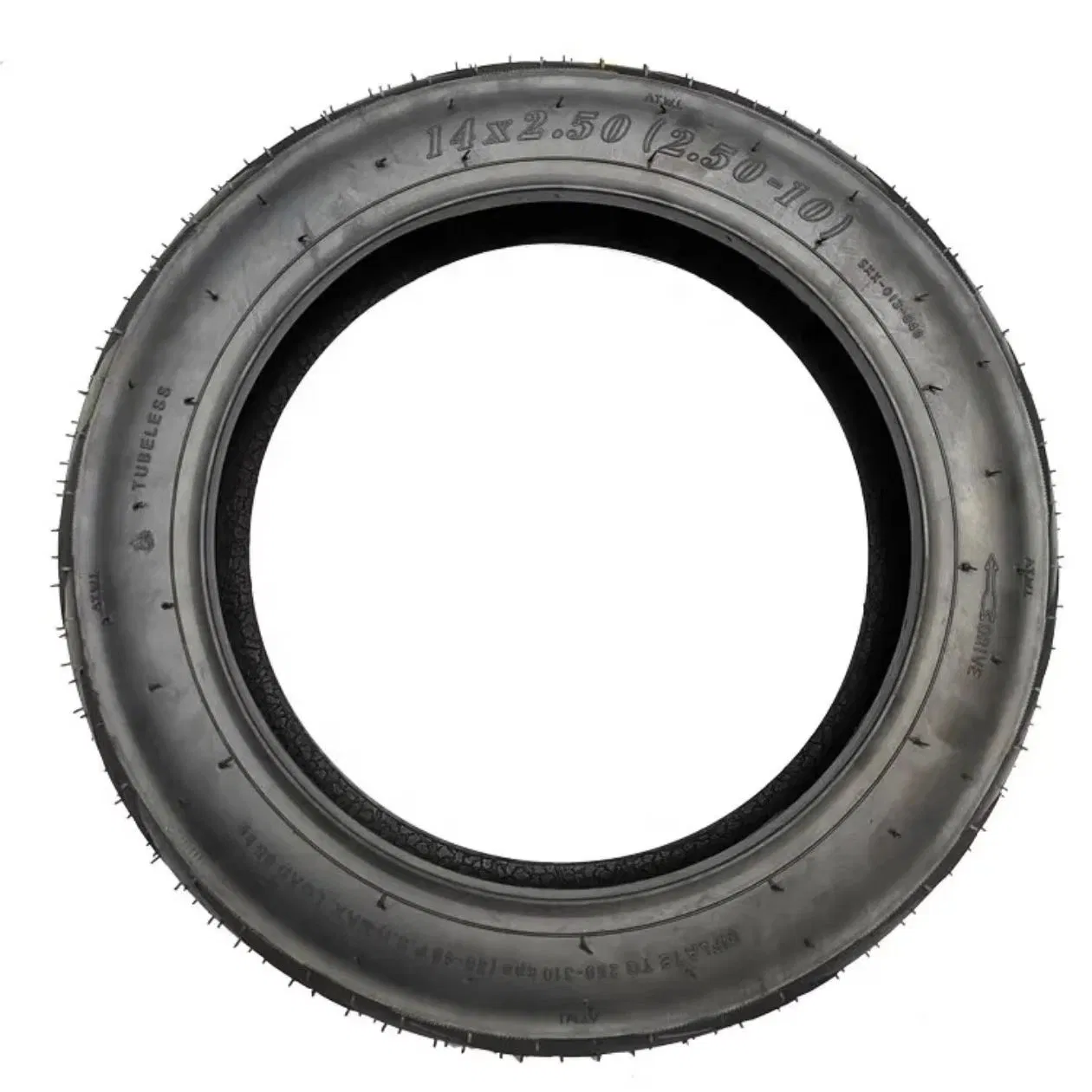 Wholesale Price: 14 * 250 High-Quality 14-Inch Tubeless Electric Vehicle Tires