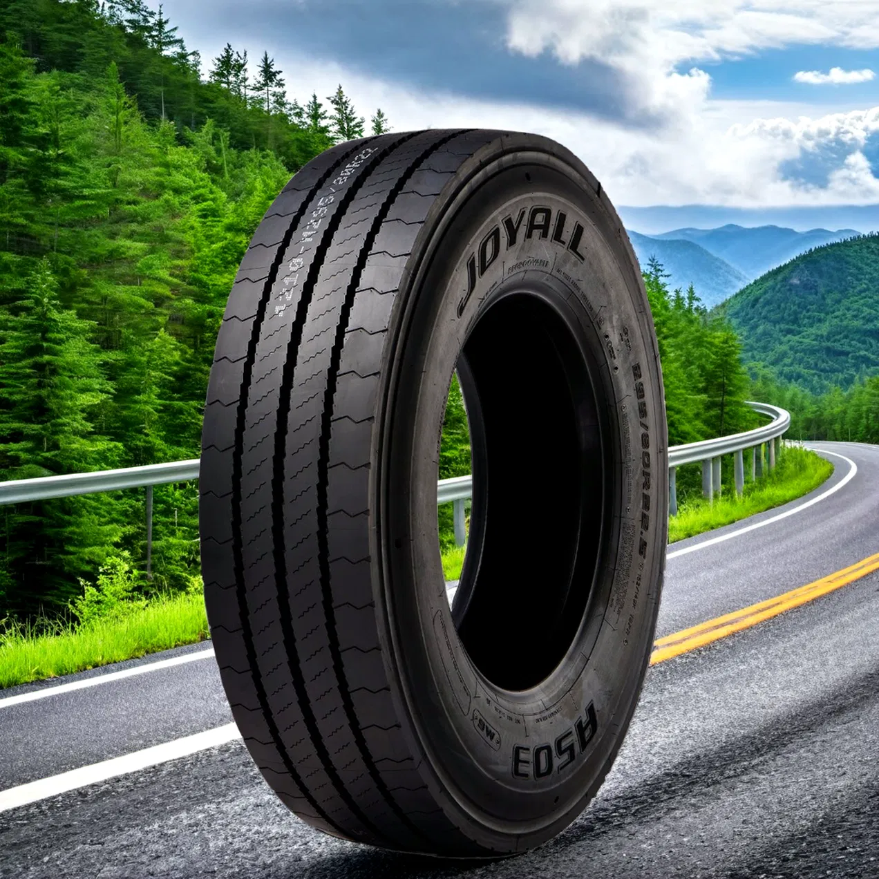 High Mileage Fuel-Efficient Truck and Bus Tires for Long Hauls