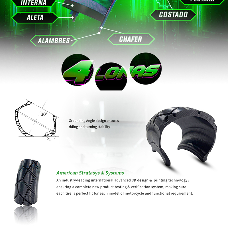 All-Season Scooter Tire 130/60-13 Motorcycle Parts Piezas Para Motocicleta