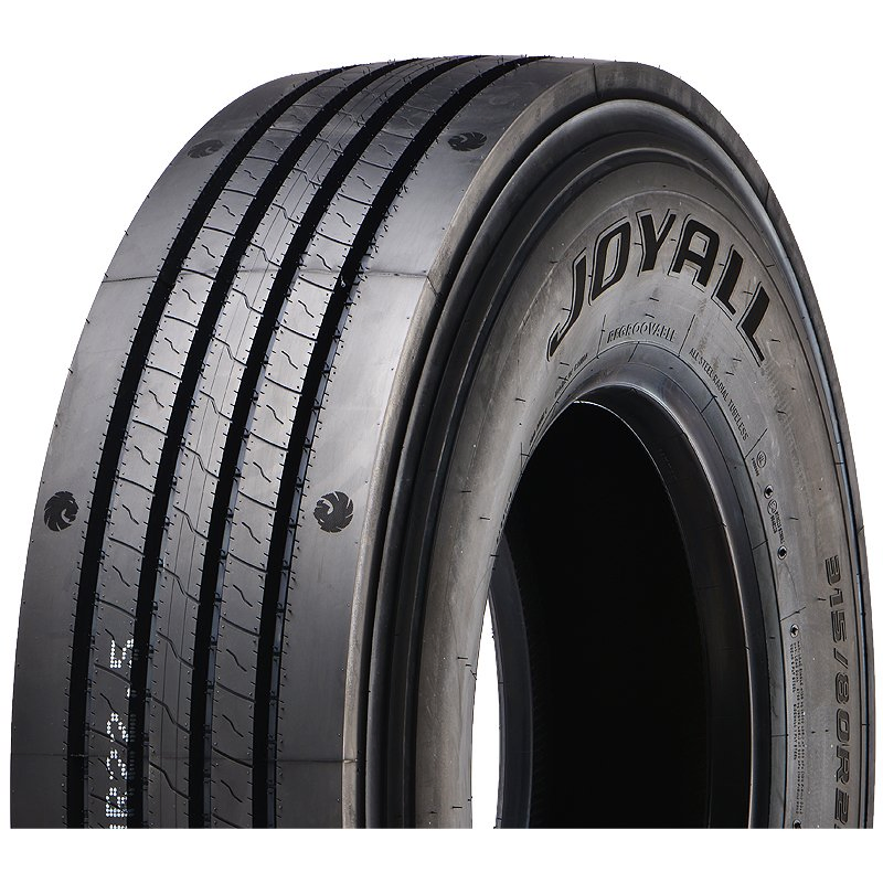 Premium Fuel-Efficient 12R22.5 Tires by JOYALL for Trucks