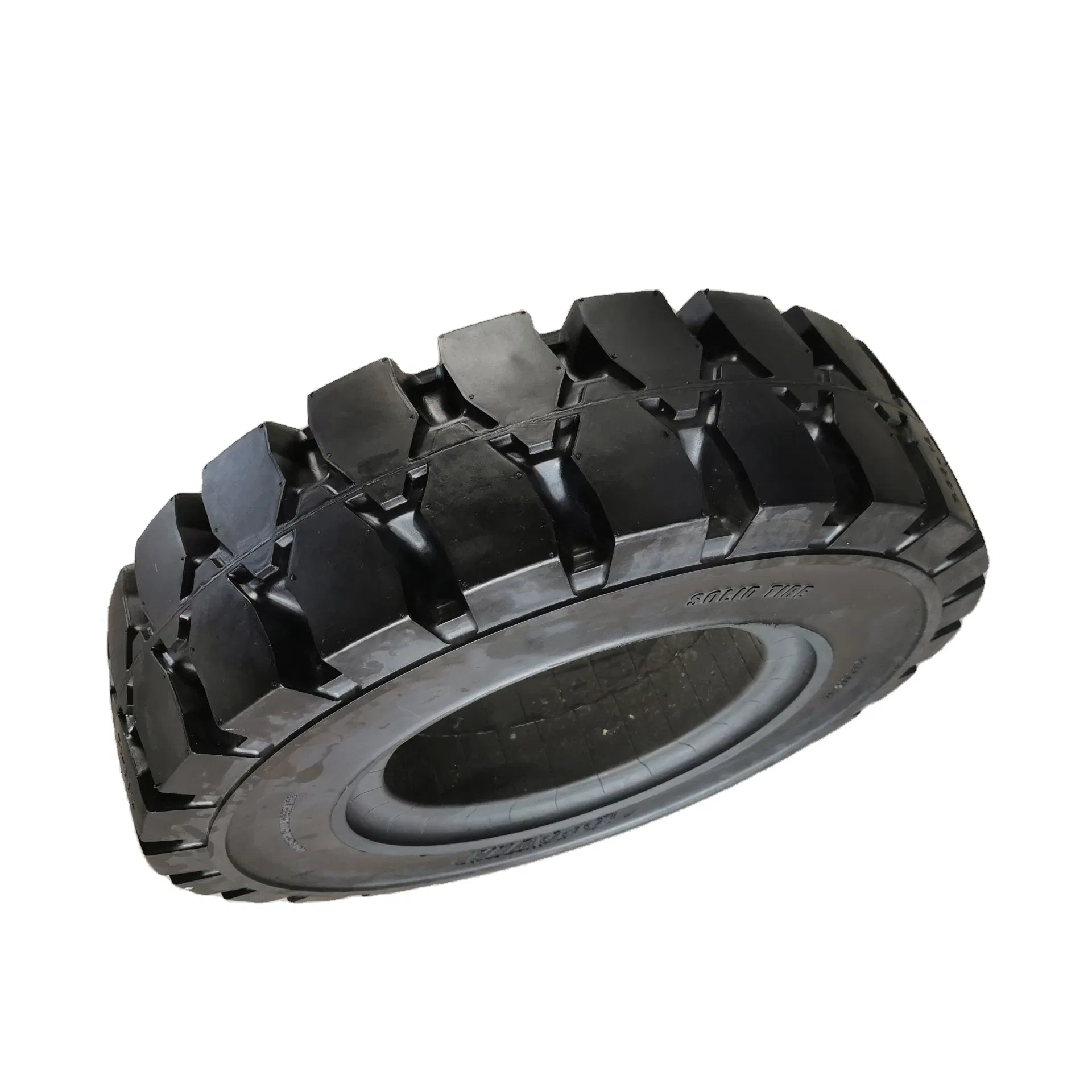 Natual Rubber off Road Industrial Electric Forklift Solid Tyre 15X4 1/2-8 for Linde Hyster Heli Crown Clark Doosan Talift Combilift Noblelift Bigjoe