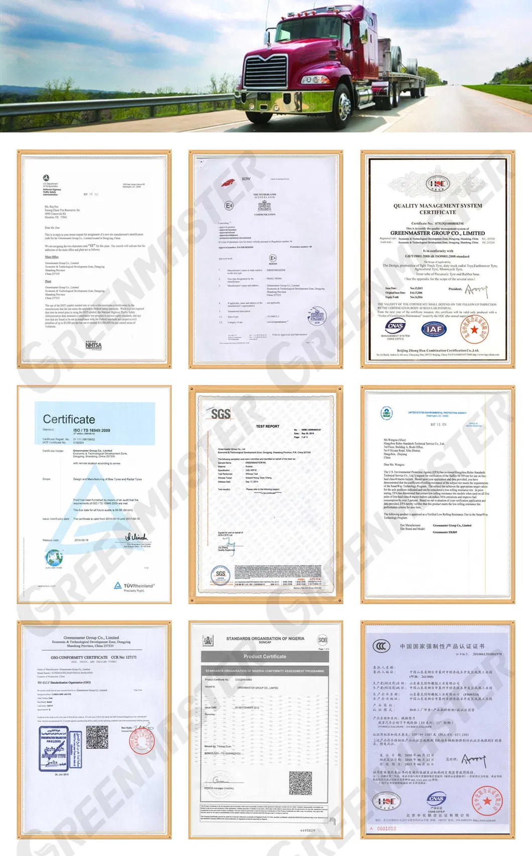 Certifications