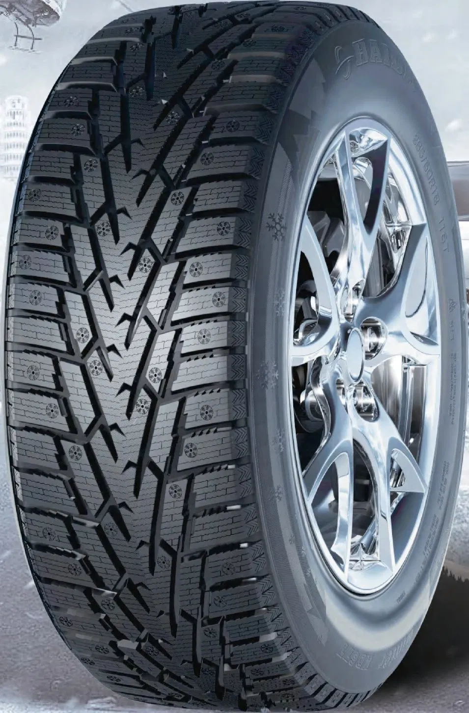 Winter PCR Passenger Car Tire SUV Tyres Studded Tire 175/70R13 205/55R16 235/55R18 235/60R18 265/60R18 for Snow Ice Road