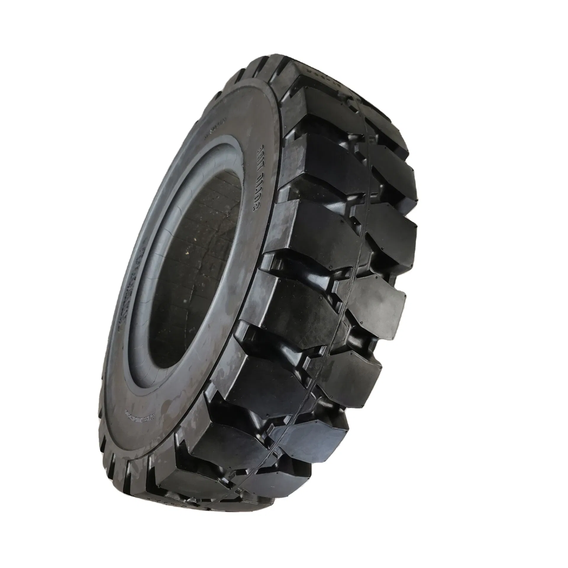 Natual Rubber off Road Industrial Electric Forklift Solid Tyre 15X4 1/2-8 for Linde Hyster Heli Crown Clark Doosan Talift Combilift Noblelift Bigjoe