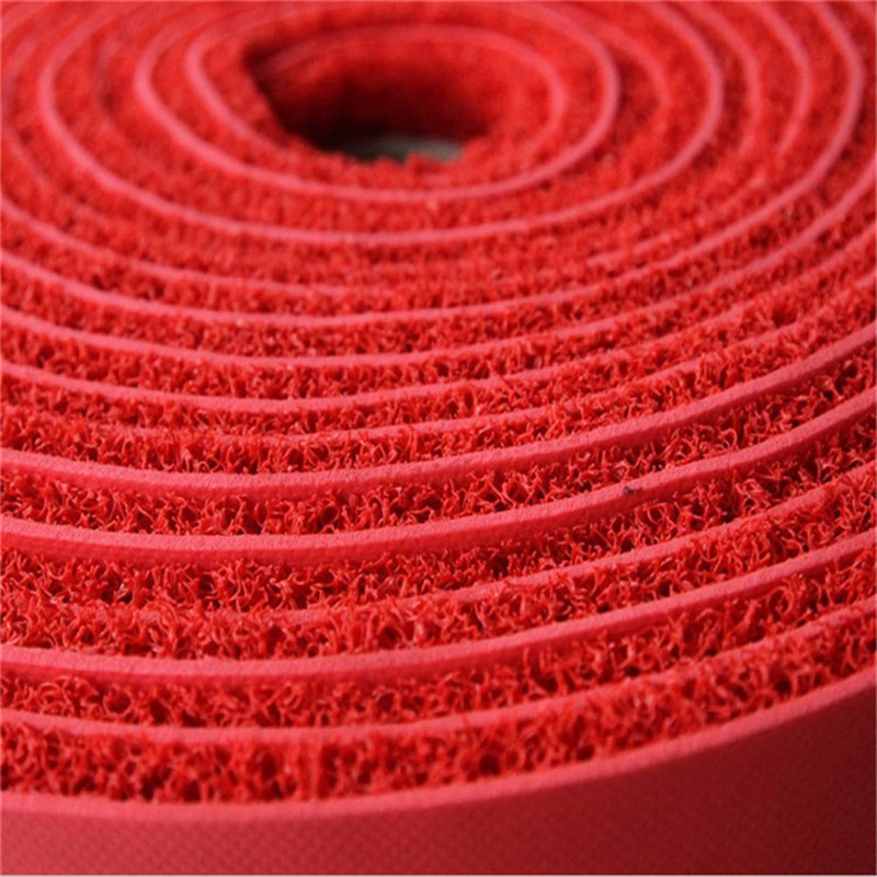 Alfombra de bobina de PVC ecológica y colorida para alfombra de coche, alfombra raspadora, alfombra de suelo clásica de bobina de PVC