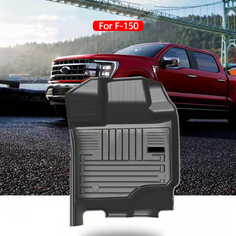 4X4 Alfombrilla Antideslizante Impermeable para Coche 3D Alfombrilla de Piso de TPE para Puerta de Ford F-150 2021