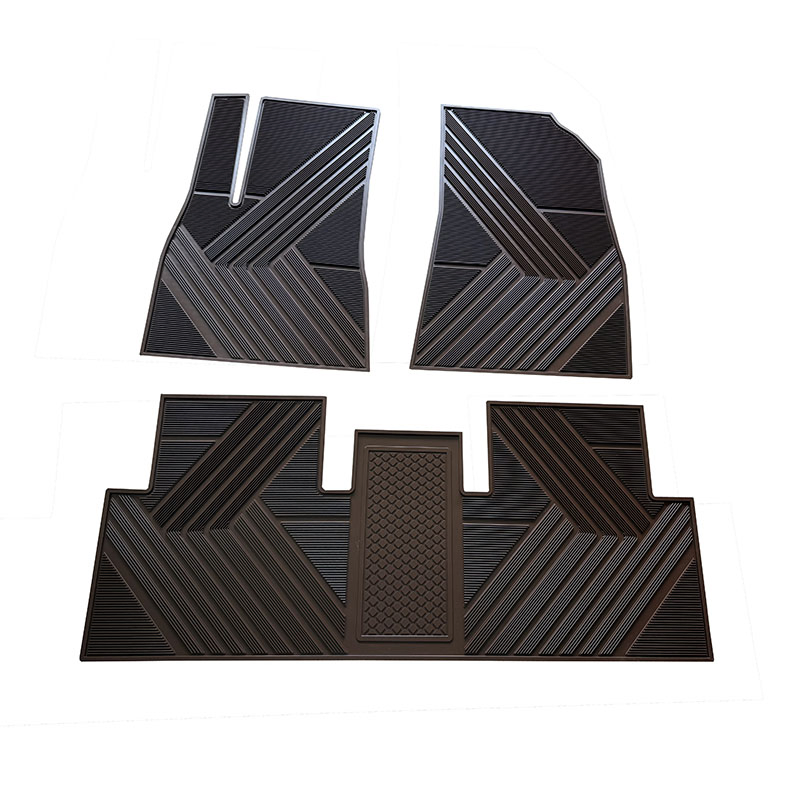 Alfombrilla de coche de látex personalizada de color colorido tipo universal