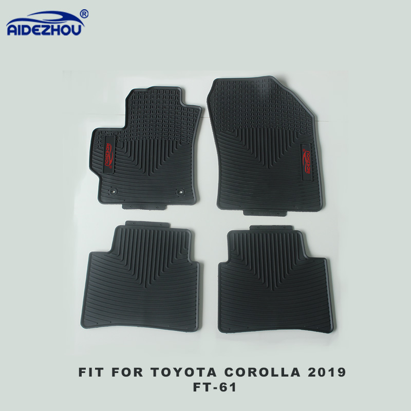 Última llegada 2D Alfombrilla de látex para Toyota Corolla 2019 Ecológica
