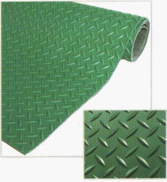 Alfombrilla de goma de colores de diamante ecológica y de bajo precio 3MPa 200%Elongation con entrega rápida, personalizable para uso en gimnasio y automóvil, corte disponible