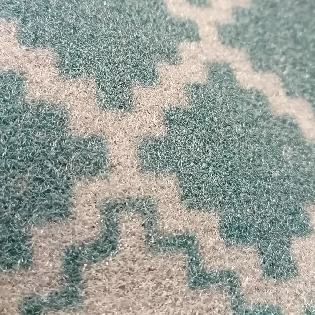 Alfombra de goma para exteriores de alta resistencia, alfombra de lujo con patrón personalizado y logo para mat de piso en almacenes industriales y muelles de carga