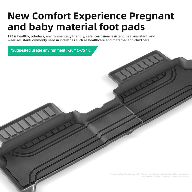 Nuevas Llegadas 3D Alfombrilla de Maletero Completa TPE Impermeable Mipi Contratista Fácil de Limpiar Alfombrilla Trasera para Chery Omoda 5 2025 Rhd