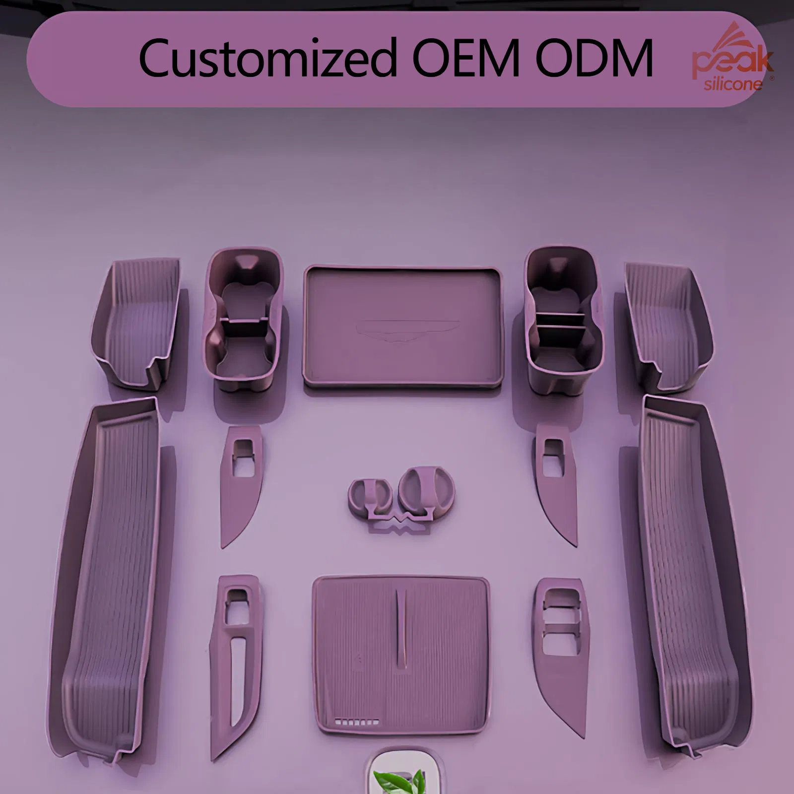 Mats de coche personalizados OEM ODM de goma impermeables antideslizantes, fáciles de limpiar, duraderos, accesorios para coches que se adaptan a los mats de coche