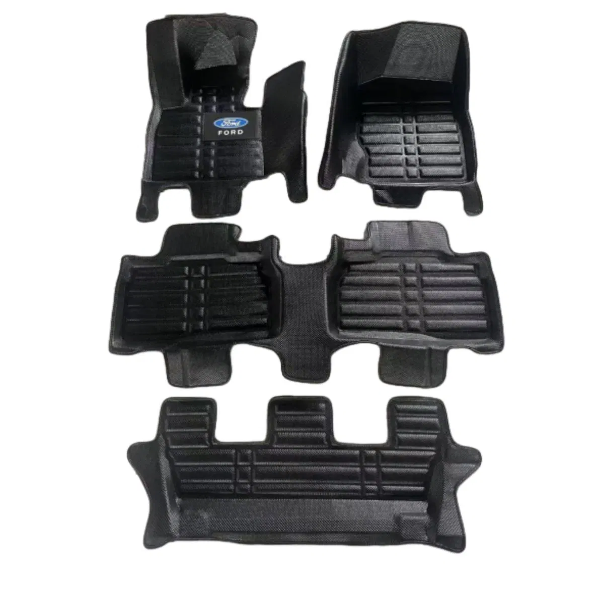 All-Weather Waterproof and Durable Car Floor Mats Non-Slip Cargo Rubber Mats D