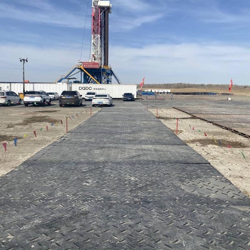 Mats de Protección de Suelo para Vehículos de Carga Pesada HDPE Mat de Pista