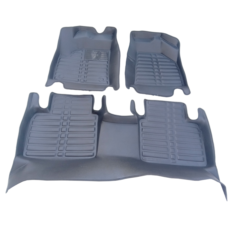 Venta Caliente 5D Accesorios para Automóviles Alfombrillas de Piso de Cuero Impermeables Personalizadas