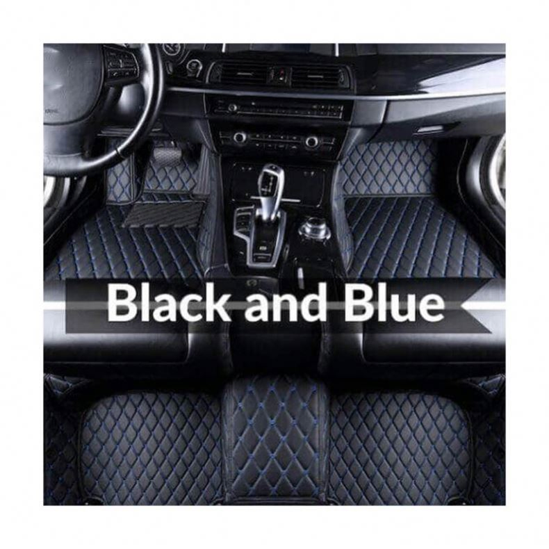 Alfombra de PVC antideslizante universal al por mayor, tapete de cuero de alta calidad personalizado para automóvil, profesional, caliente o tapete de coche