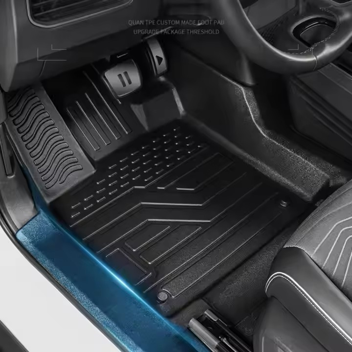 Alfombrillas Antideslizantes de Lujo para el Coche Byd Qin Plus 4 Piezas