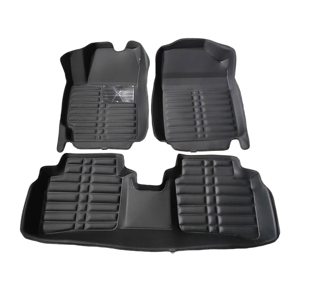 7D Alfombrillas de Piso de PVC Impermeables para la Serie Toyota Land Cruiser 80