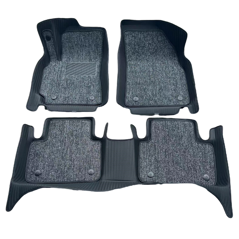 Alfombrillas de coche a medida 5D con construcción de goma resistente