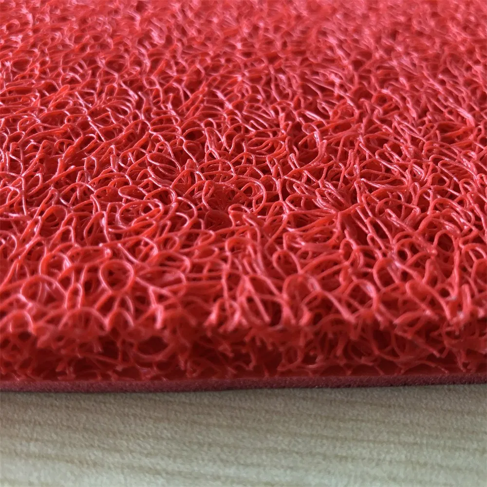 Alfombrilla de piso de PVC de colores, alfombrilla de bobina de PVC resistente