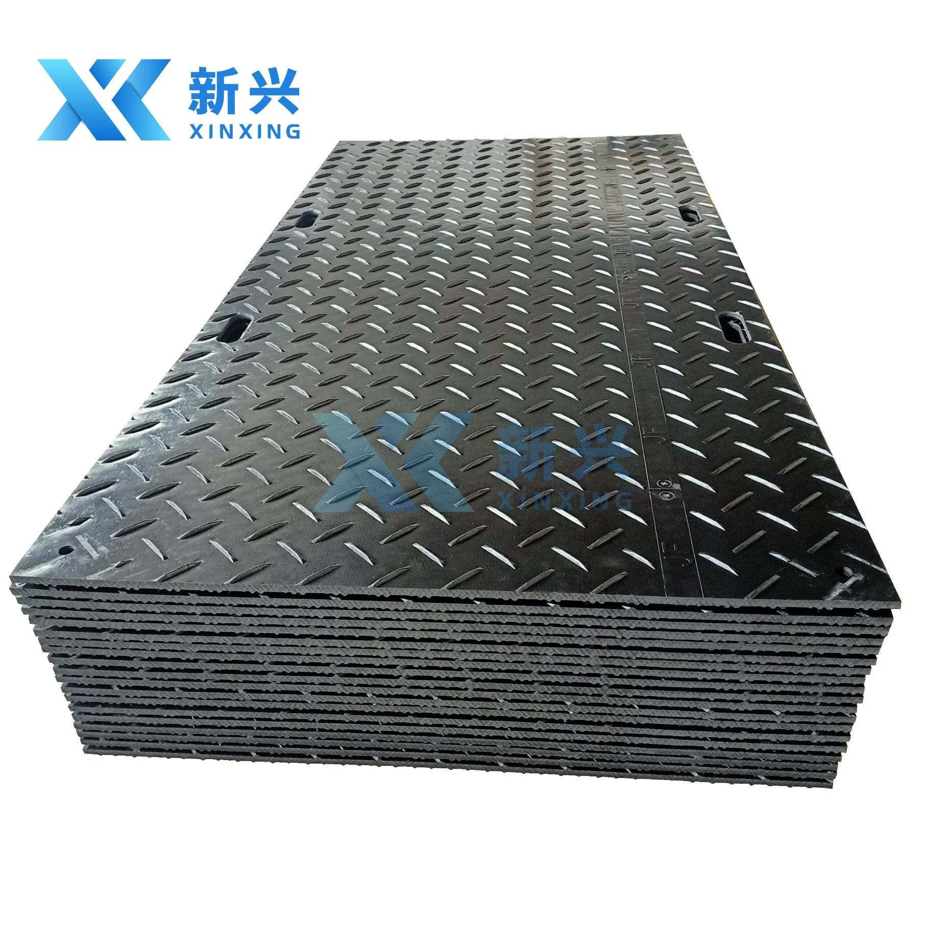Mats de Carga Pesada para Camiones Construcción HDPE Mats para Plataformas de Trabajo