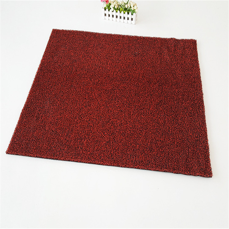 Alfombra de bobina de PVC ecológica y colorida para alfombra de coche, alfombra raspadora, alfombra de suelo clásica de bobina de PVC