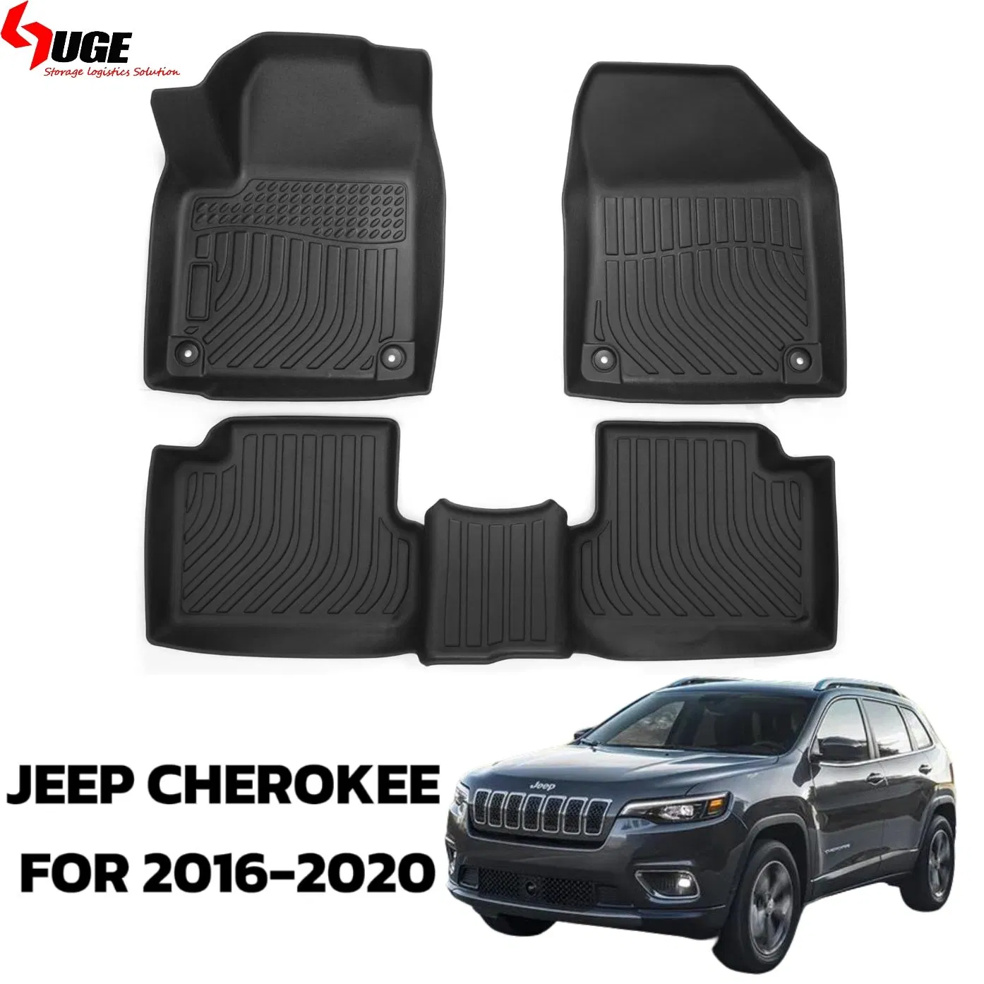 Alfombrillas de TPE premium para Jeep Cherokee - Ajuste personalizado