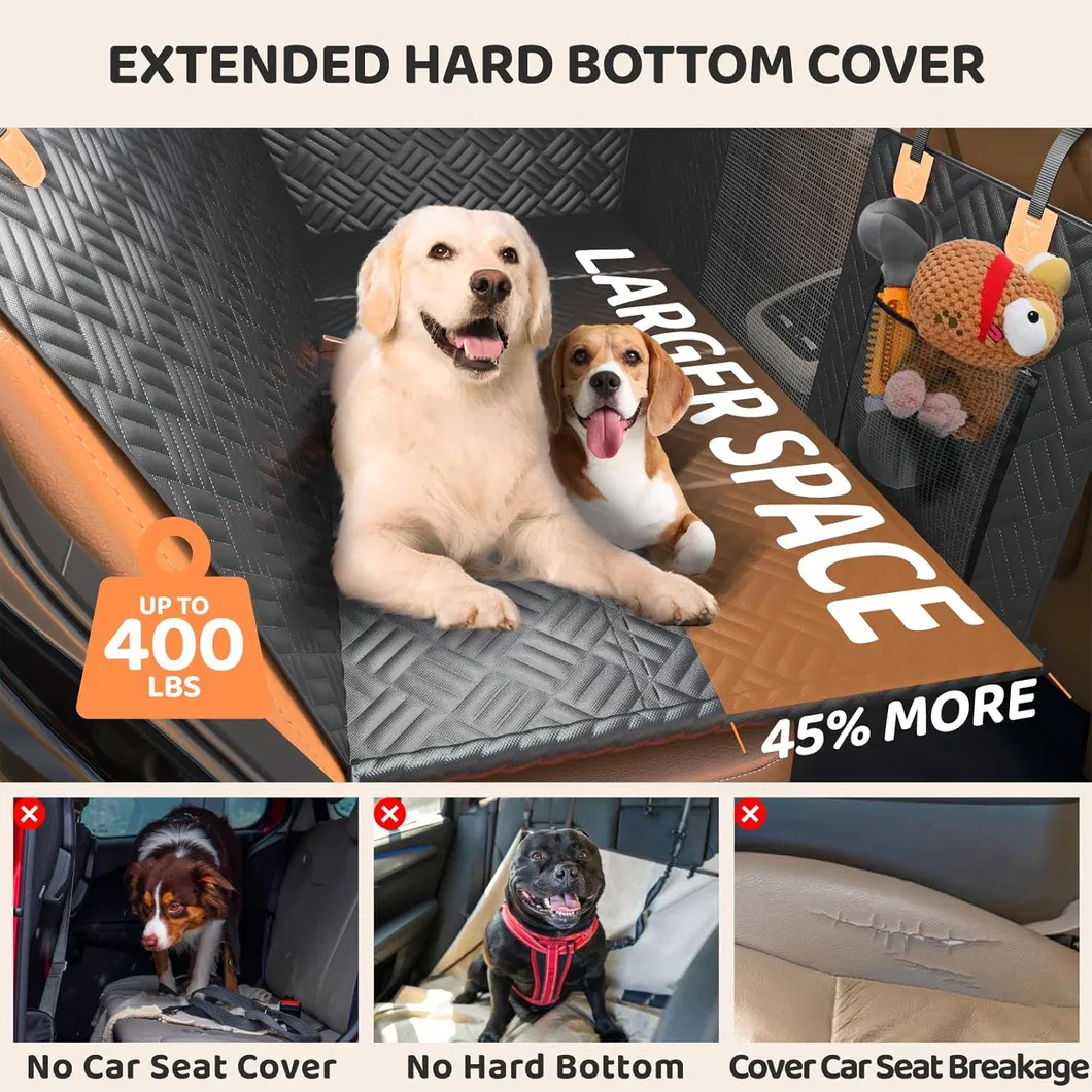 Soporte de tablero duro impermeable antideslizante para mascotas en el automóvil