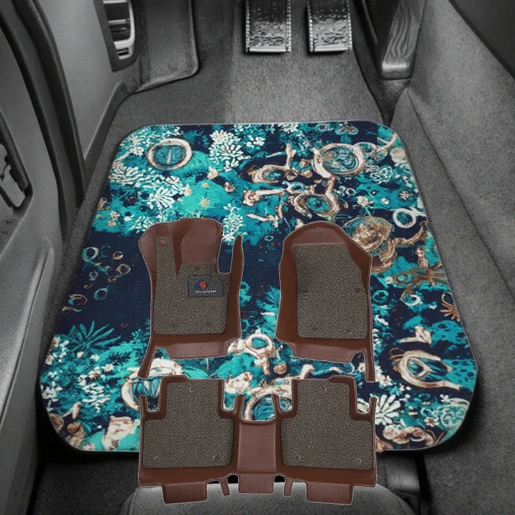 Alfombrillas de coche personalizadas de cuero de alta calidad 5D ecológicas, impermeables, antideslizantes y sin olor