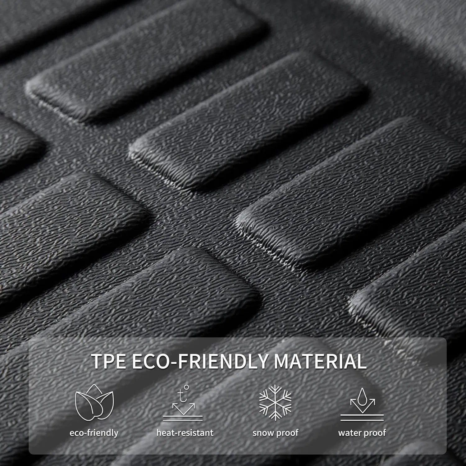 Alfombrilla de lujo 6/7 para el maletero del coche, accesorio automático para Audi