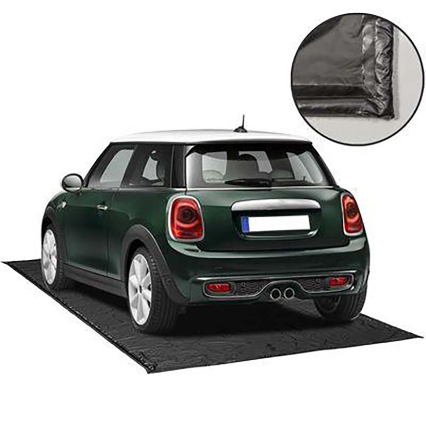 Alfombrilla de piso para automóvil interior, alfombrilla de contención para garaje para nieve, junto con guardia de piso de garaje de alta resistencia, alfombrilla de contención para SUV para barro, agua sucia y nieve derretida