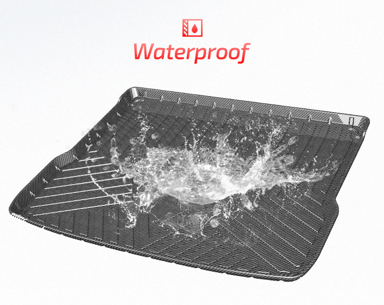 Nueva Actualización de Película de Fibra de Carbono Impermeable para el Maletero del Coche Uso para Renault Kwid 2022