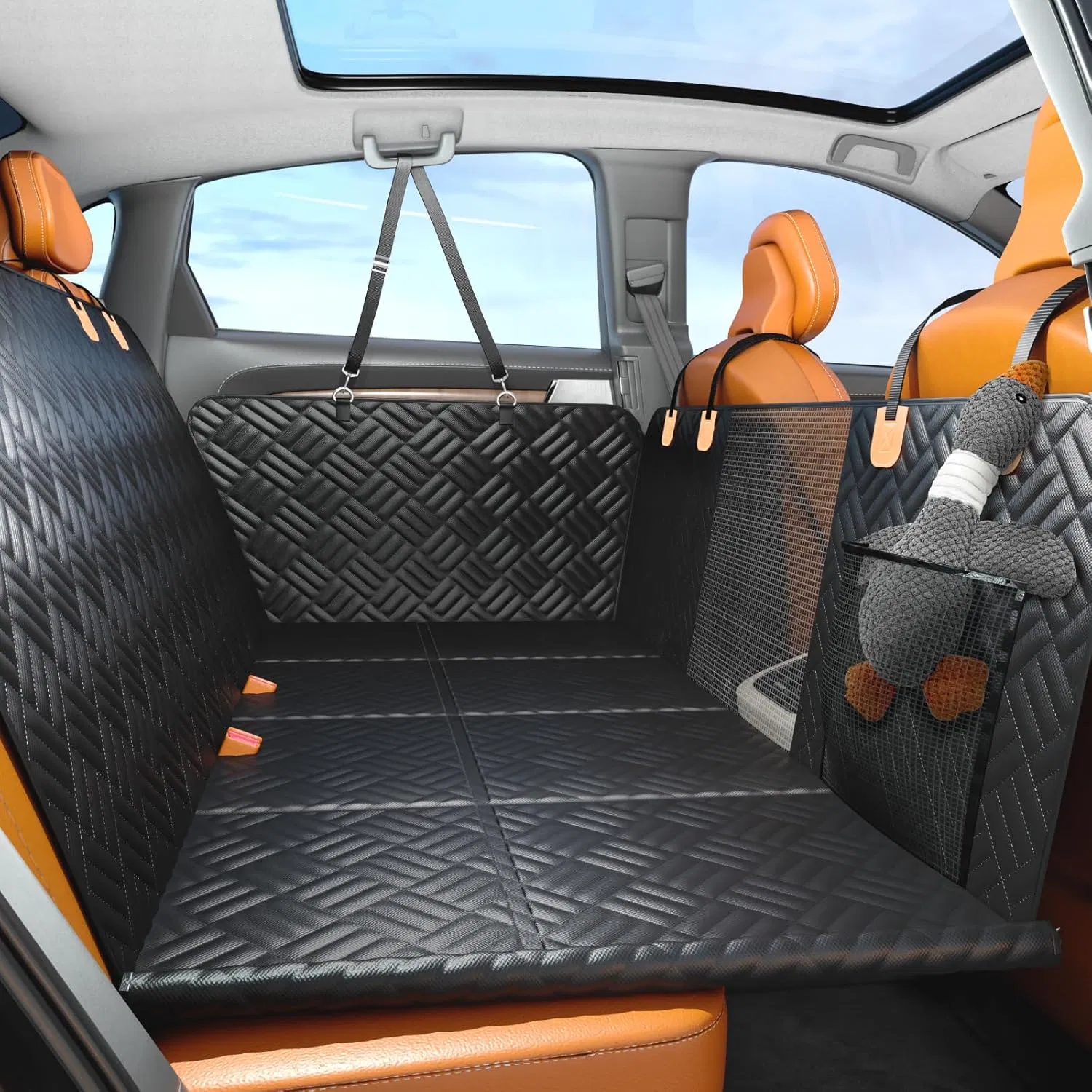 Soporte de tablero duro impermeable antideslizante para mascotas en el automóvil