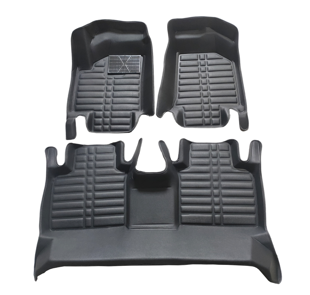7D Alfombrillas de Piso de PVC Impermeables para la Serie Toyota Land Cruiser 80