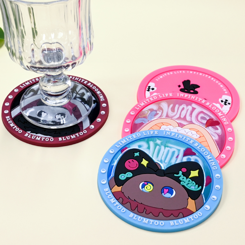 Coaster de coche aislado premium para bebidas - Tapete de mesa antideslizante