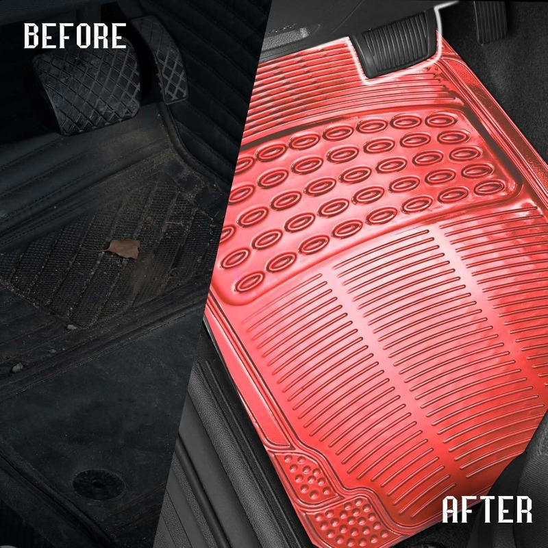 Juego de alfombrillas de coche de aluminio universal de alta calidad, con foil antideslizante, ultra duradero y de gran resistencia, fabricado en China