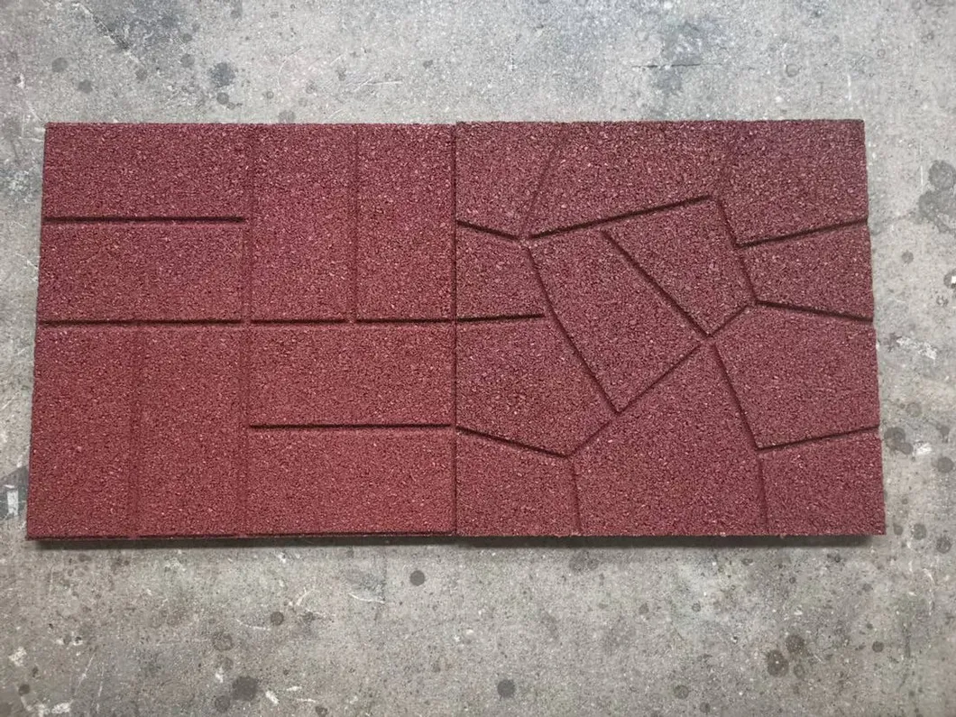 Pavimentadora de goma