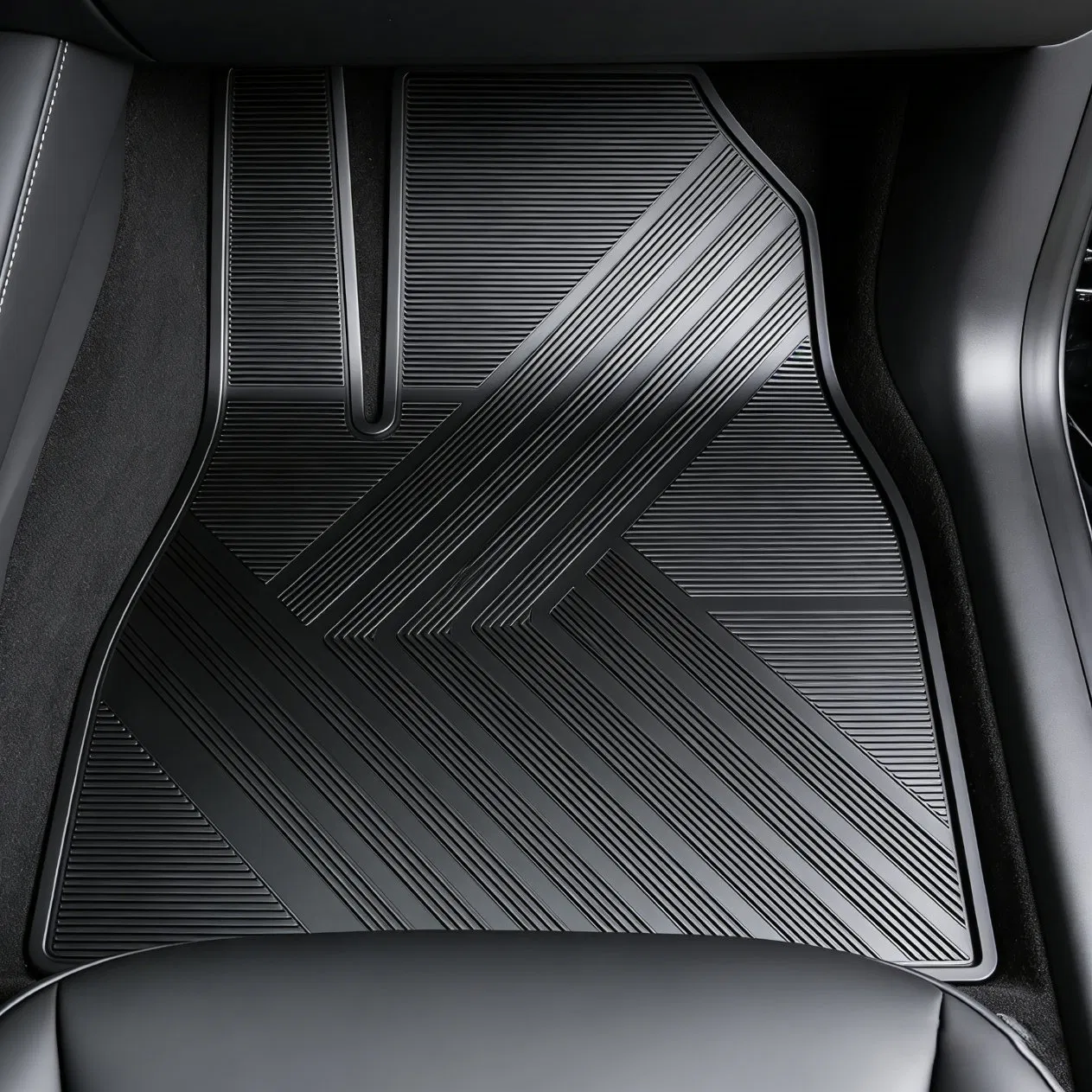 Alfombrilla de coche de látex personalizada de color colorido tipo universal