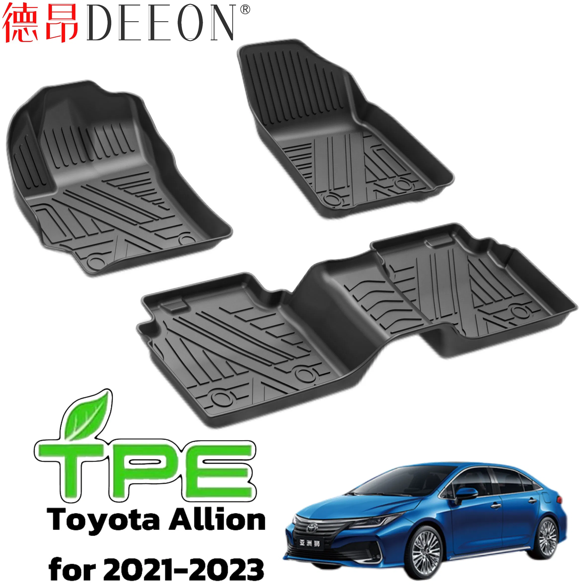 Alfombrilla de coche TPE ecológica, accesorio para automóvil, alfombrilla para pies, alfombrilla de maletero para Toyota Allion