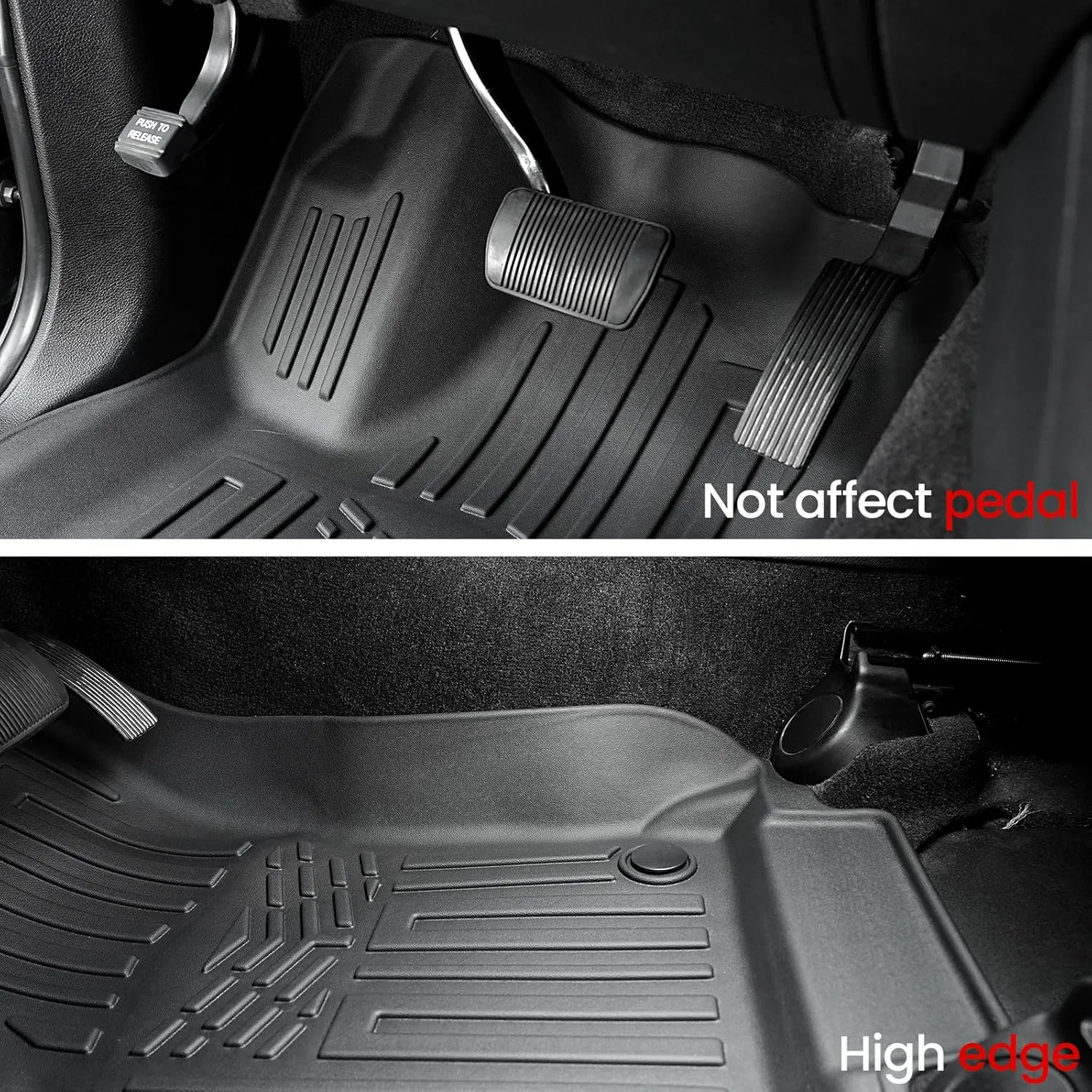 Alfombrillas de coche universales de nuevo diseño TPE resistentes al agua para Chery Tiggo 8 Plus