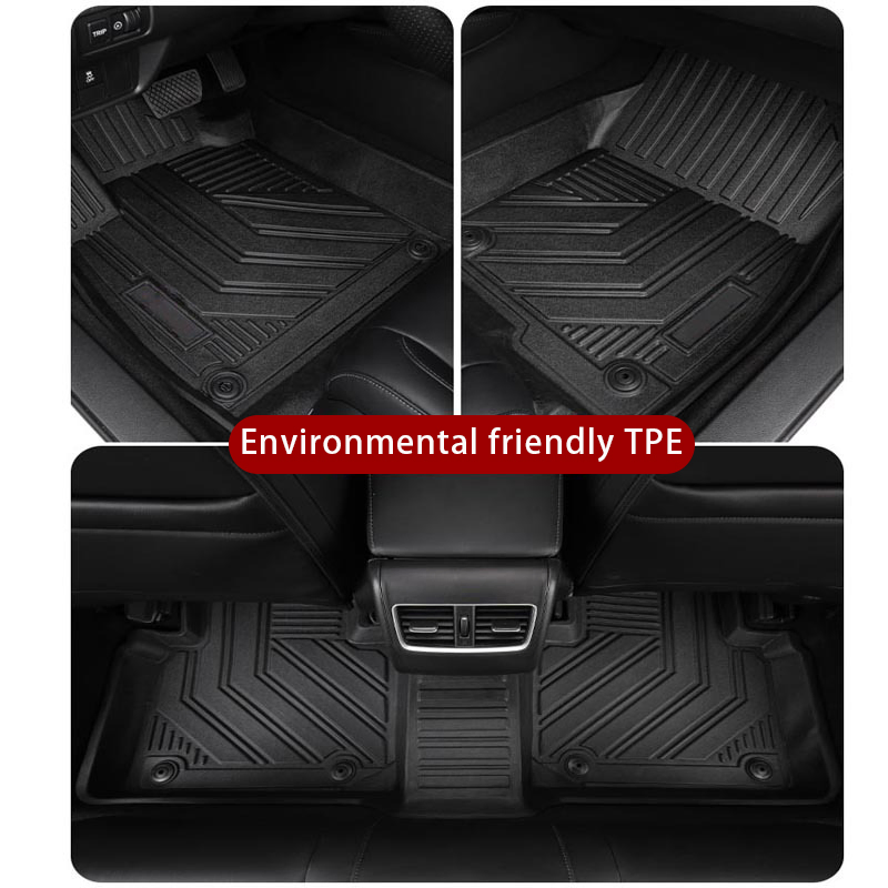 Tapete de piso TPE adecuado para Aqua Prius, tapete de piso guardia para todo clima, forros de piso para conducción a la derecha, tapete de piso impermeable para automóvil