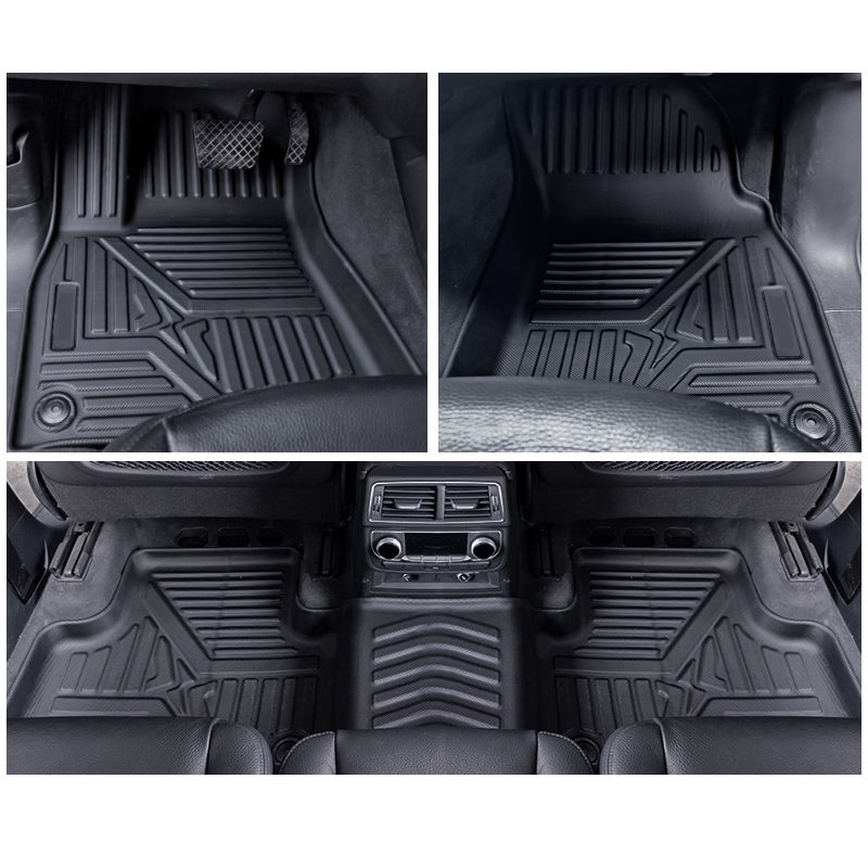Alfombrillas de coche de lujo personalizadas y a la venta 3D 5D TPE impermeables para Toyota Wigo 2015-2019