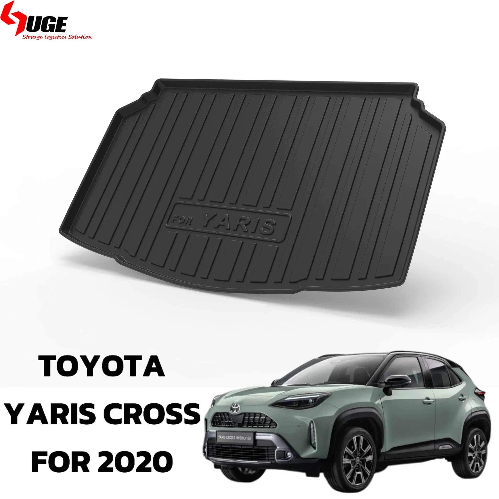 Alfombrillas de maletero de TPE de alta resistencia para Toyota Yaris Cross