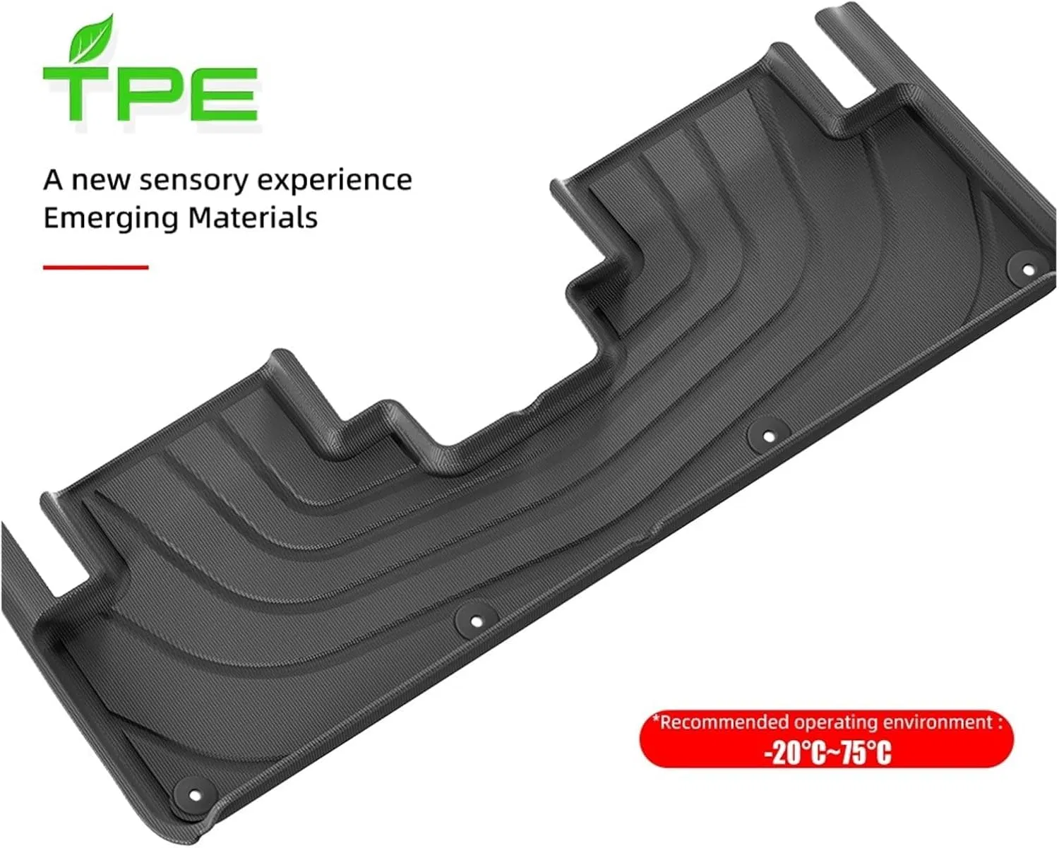 Alfombrilla de coche Deeon para 2008-2014 Honda City TPE 3D ecológica, impermeable y antideslizante