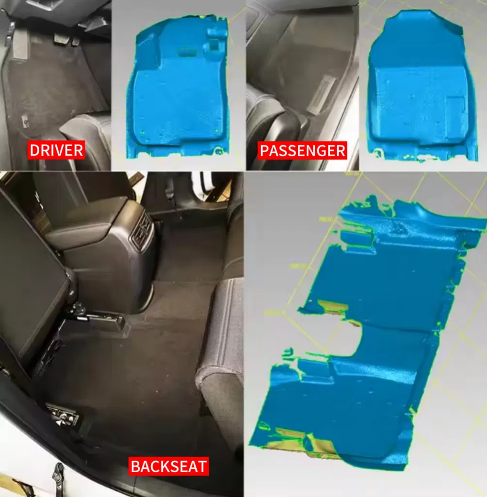 Alfombrilla de coche de TPE para todas las estaciones, goma resistente para Toyota RAV4